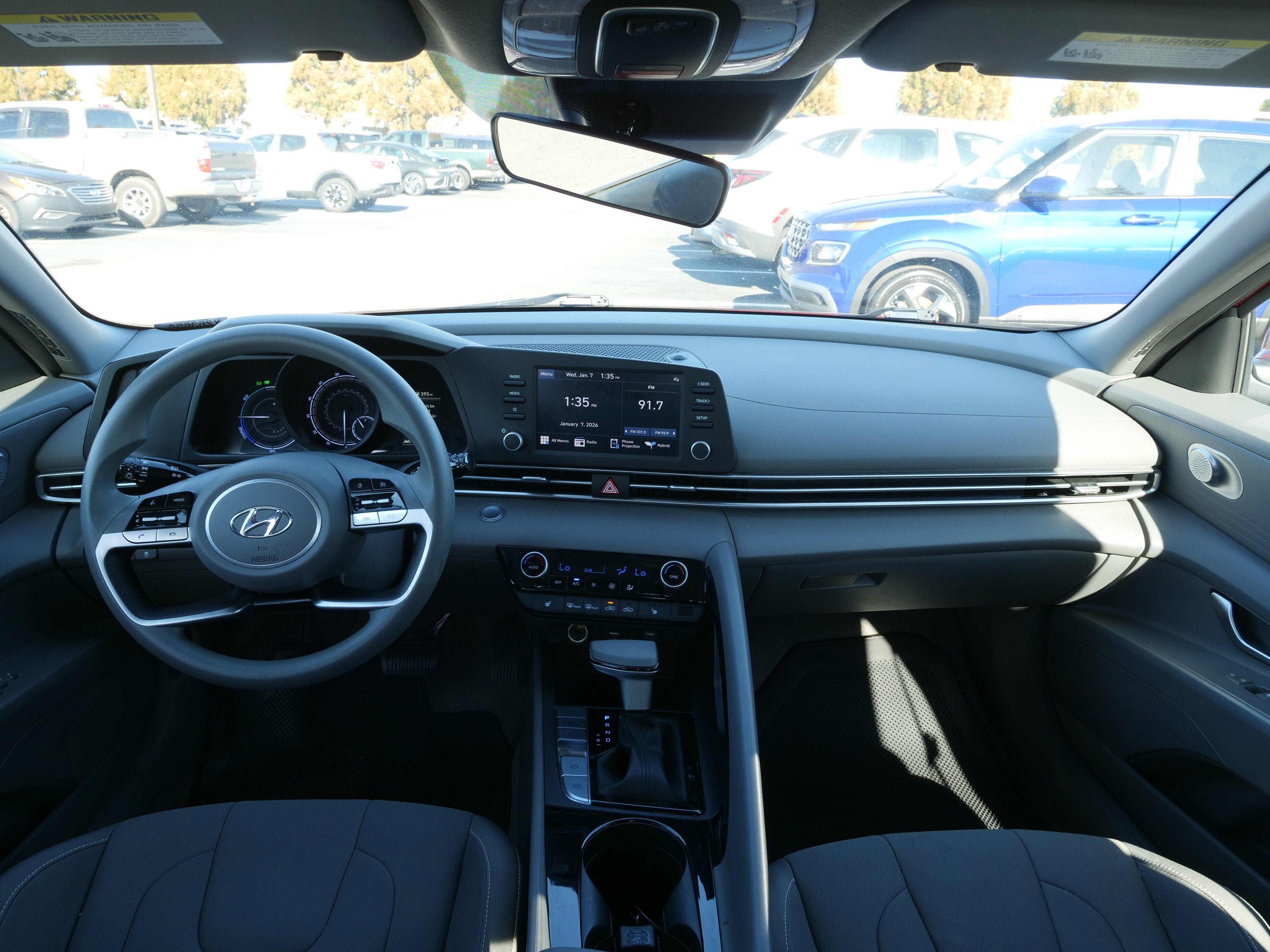 2023 Hyundai Elantra Hybrid Blue