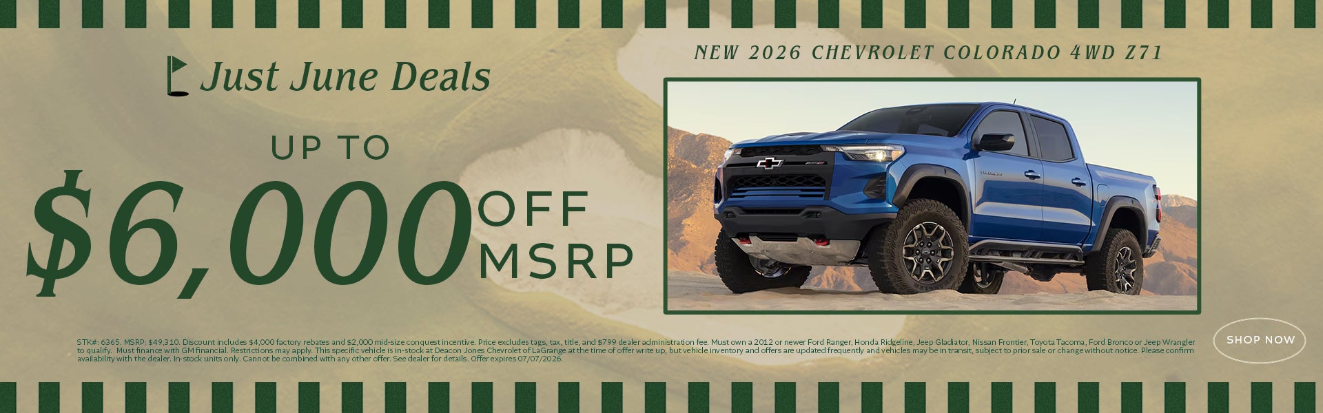 New 2026 Chevrolet Colorado 4WD Z71