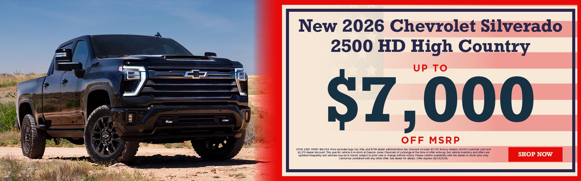 New 2026 Chevrolet Silverado 2500 HD High Country